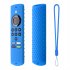 Silicone Sleeve Remote Control Anti drop Dust proof Protective Cover Compatible For Fire Tv Stick Lite 2021 2020 midnight blue