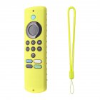 Silicone Sleeve Remote Control Anti-drop Dust-proof Protective Cover Compatible For Fire Tv Stick Lite 2021/2020 Luminous green