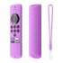 Silicone Sleeve Remote Control Anti drop Dust proof Protective Cover Compatible For Fire Tv Stick Lite 2021 2020 dark gray