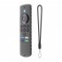 Silicone Sleeve Remote Control Anti drop Dust proof Protective Cover Compatible For Fire Tv Stick Lite 2021 2020 dark gray