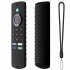 Silicone Sleeve Remote Control Anti drop Dust proof Protective Cover Compatible For Fire Tv Stick Lite 2021 2020 dark gray
