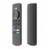 Silicone Sleeve Remote Control Anti drop Dust proof Protective Cover Compatible For Fire Tv Stick Lite 2021 2020 dark gray