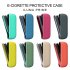 Silicone Sleeve Scratch resistant Shockproof Full Case Protective Cover Compatible For IQOS 3 0 dark gray