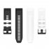 Silicone Smart Watch Band Two color Strap Replacement Wristband Compatible For Garmin Forerunner 955 olive green black