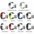 Silicone Smart Watch Band Two color Strap Replacement Wristband Compatible For Garmin Forerunner 955 olive green black