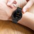 Silicone Smart Watch Band Two color Strap Replacement Wristband Compatible For Garmin Forerunner 955 olive green black