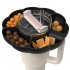 Silicone Snack Tray For 40 Oz Tumbler With Handle Cup Accessories Suitable For Parties Movies Shopping Driving orange color