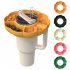 Silicone Snack Tray For 40 Oz Tumbler With Handle Cup Accessories Suitable For Parties Movies Shopping Driving orange color