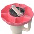 Silicone Snack Tray For 40 Oz Tumbler With Handle Cup Accessories Suitable For Parties Movies Shopping Driving orange color