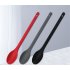 Silicone Spoon Kitchen Cooking Integrated  Spoon For Food Stirring Restaurants Hotels black