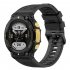 Silicone Strap Flexible Length Adjustable Replacement Wristband Compatible For Huami T rex 2 Smart Watch black