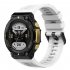 Silicone Strap Flexible Length Adjustable Replacement Wristband Compatible For Huami T rex 2 Smart Watch black