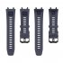 Silicone Strap Flexible Length Adjustable Replacement Wristband Compatible For Huami T rex 2 Smart Watch black