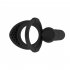 Silicone Strap On Penis Butt Plug Anal Beads With Cock Ring Delay Ejaculation Anus Plug Adult Massager For Male Man black