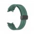 Silicone Strap Replacement Bracelet Band for Samsung Galaxy Watch 4 5 5 Pro Dark Green