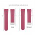 Silicone Strap Replacement Bracelet Band for Samsung Galaxy Watch 4 5 6 Pro Wine Red