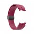 Silicone Strap Replacement Bracelet Band for Samsung Galaxy Watch 4 5 6 Pro Wine Red