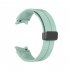 Silicone Strap Replacement Bracelet Band for Samsung Galaxy Watch 4 5 5 Pro Light Green