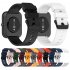 Silicone Strap Smart Watch Replacement Band Bracelet Accessories Compatible For Huami Amazfit Bip3 Bip S black black steel buckle