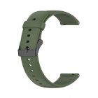 Silicone Strap Thickened Fashion Sports Watch Bracelet Wristband Compatible For Huawei Watch3 Pro dark green