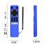 Silicone Tv Remote Control Cover Dustproof Shockproof Protective Case Sleeve Compatible For Tcl Rc802v Fnr1 Fmr1 Luminous blue