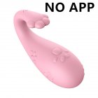 Silicone Vibrator APP Wireless Remote control G spot Massage 8 Frequency Adult Game Sex Toys B No APP