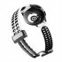 Silicone Watch Band Replacement Strap Folding Buckle Wristband Compatible For Samsung Galaxy Watch5   Pro  watch 4 black gray