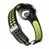 Silicone Watch Band Replacement Strap Folding Buckle Wristband Compatible For Samsung Galaxy Watch5   Pro  watch 4 black gray