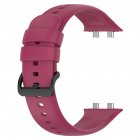 Silicone Watchband Strap Compatible For Oppo Watch3 / Oppo Watch3 Pro Smart Watch Replacement Wristband wine red compatible for OPPO Watch 3Pro