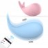 Silicone Whale Shaped Vibrating Egg Waterproof 10 speed Adjustable G Spot Vibrator Female Panties Sex Toys ordinary Edition Pink