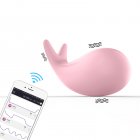 Silicone Whale Shaped Vibrating Egg Waterproof 10-speed Adjustable