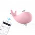 Silicone Whale Shaped Vibrating Egg Waterproof 10 speed Adjustable G Spot Vibrator Female Panties Sex Toys APP version blue