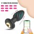 Silicone Wireless Vibrating Butt Plug Anal Vibrator Wireless Remote APP Sex Toys For Women Men Ass Anal Dildo Massager APP model