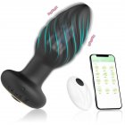 Silicone Wireless Vibrating Butt Plug Anal Vibrator Wireless Remote/APP Sex Toys
