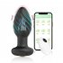Silicone Wireless Vibrating Butt Plug Anal Vibrator Wireless Remote APP Sex Toys For Women Men Ass Anal Dildo Massager APP model