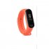 Silicone Wrist Strap Replacement for Xiaomi mi 3 Smart Bracelet Mi3 Accessories Orange