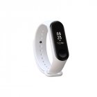 Silicone Wrist Strap Replacement for Xiaomi mi 3 Smart Bracelet Mi3 Accessories white