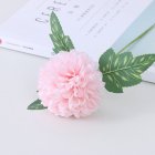 Silk Cloth Artificial Flower Ball Chrysanthemums Oranment Wedding Home  Decoration Light pink