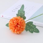Silk Cloth Artificial Flower Ball Chrysanthemums Oranment Wedding Home  Decoration Orange