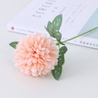 Silk Cloth Artificial Flower Ball Chrysanthemums Oranment Wedding Home  Decoration Champagne