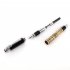 Silver Carve Ring Copper Fountain Pen with Push in Style Ink Converter
