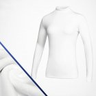 Simier Long Sleeve Golf Clothes for Women Base Shirt white_M