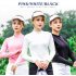 Simier Long Sleeve Golf Clothes for Women Base Shirt white M