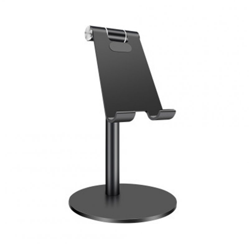 Simple Aluminum Alloy Lifting Adjustment Desktop Lazy Multi-function Mobile Phone Tablet Bracket Stand black
