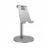 Simple Aluminum Alloy Lifting Adjustment Desktop Lazy Multi function Mobile Phone Tablet Bracket Stand Silver