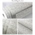 Simple Cloth Grain Non Woven Wall Sticker Background Wall Decor 10M