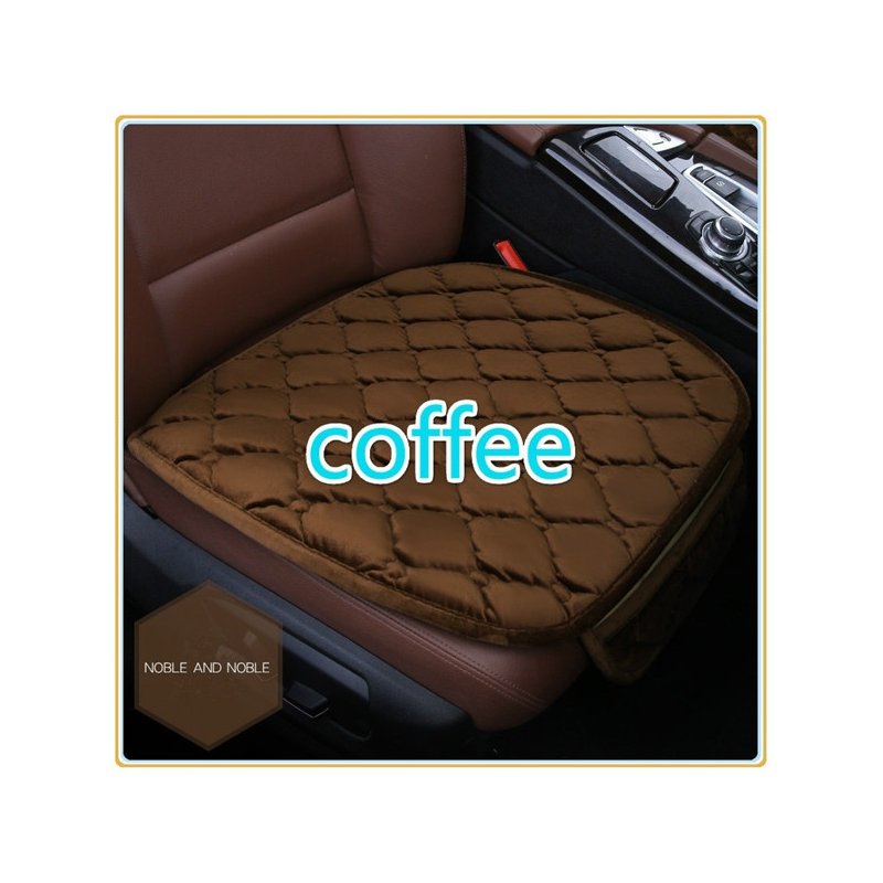 Simple Comfortable Car Front Cushion Non-slip Breathable Car Cushion coffee