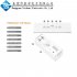 Simple Home Multi Function LED Digital Alarm Clock PVC Rectangular Light TS S70 W