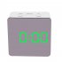 Simple Home Multi Function LED Digital Alarm Clock PVC Rectangular Light TS S70 G