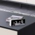 Simple Home Multi Function LED Digital Alarm Clock PVC Rectangular Light TS S69 W